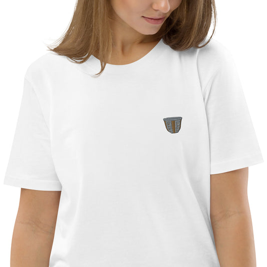 Finjan - Embroidered Unisex Organic Cotton T-shirt